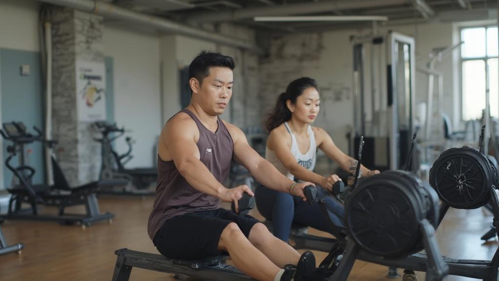 4가지 로잉머신 근육의 강력한 매력과 운동 효과