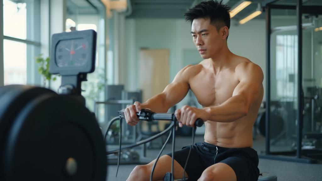 4가지 로잉머신 근육의 강력한 매력과 운동 효과