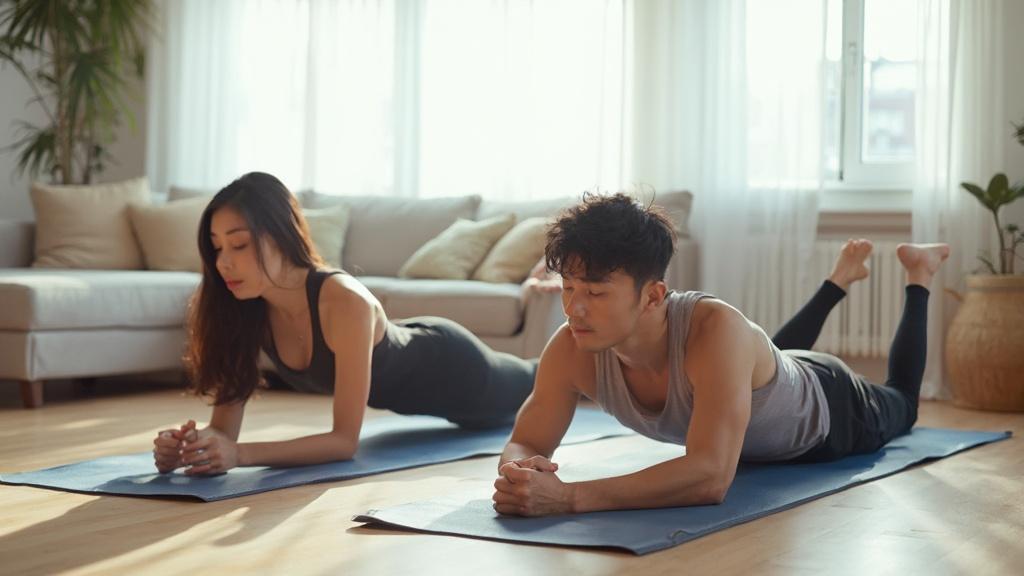 4가지 집에서 복근운동으로 탁월한 체형 변신 비법