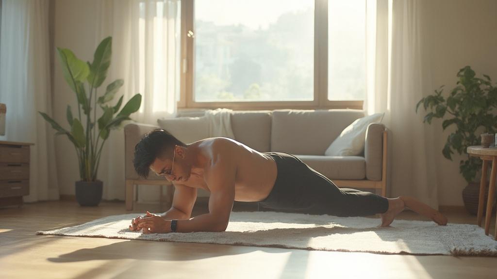 4가지 집에서 복근운동으로 탁월한 체형 변신 비법