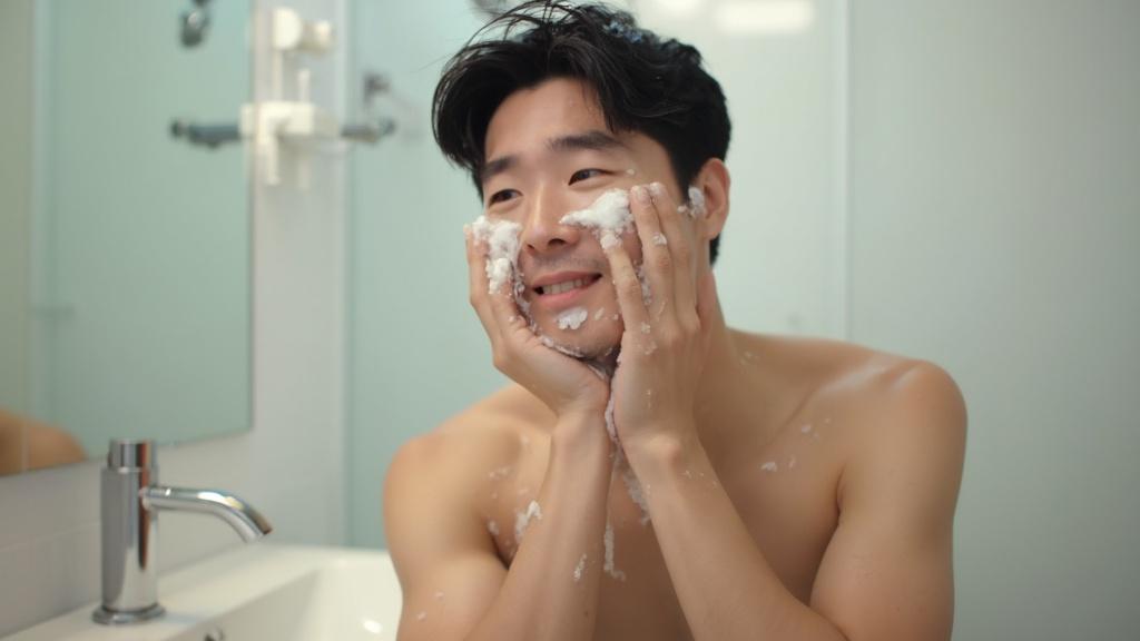 5가지 남자 복합성피부관리 팁으로 매력적 피부 완성