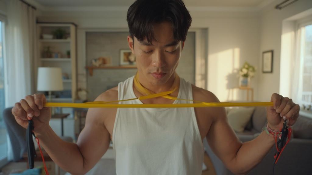 밴드 가슴운동으로 초보자도 쉽게 강력한 상체 만들기