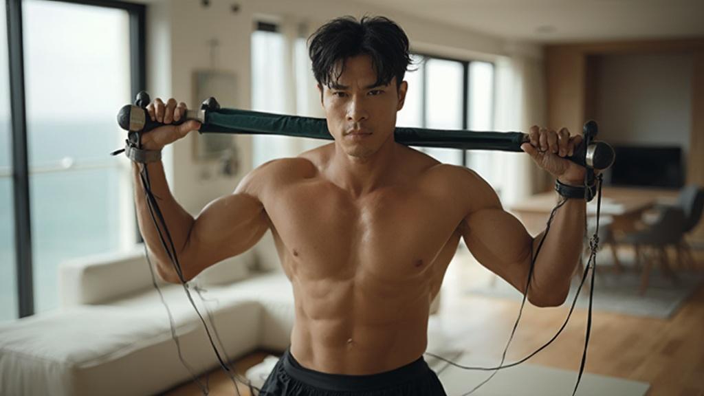 밴드 가슴운동으로 초보자도 쉽게 강력한 상체 만들기